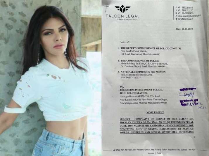 Sherlyn Chopra To File Sexual Molestation Complaint Against Metoo