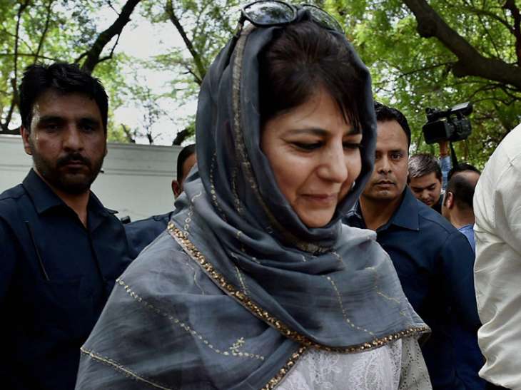 J K Cm Mehbooba Mufti Chairs Security Meet Amid Spiralling Protests