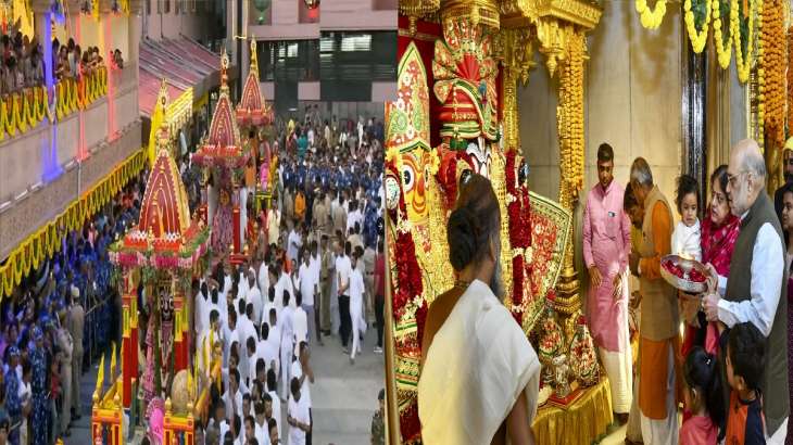 Gujarat Th Rath Yatra Of Lord Jagannath Held In Ahmedabad Hm Amit