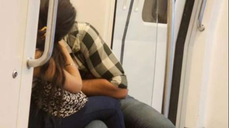 Another Couple Caught Kissing Inside Delhi Metro Netizens Demand To