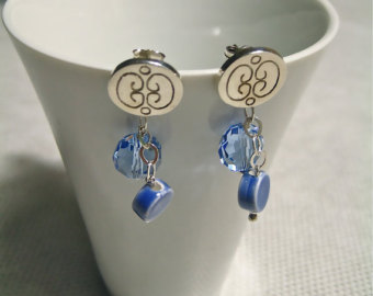 India Tv - two sided earrings India Tv - two sided earrings