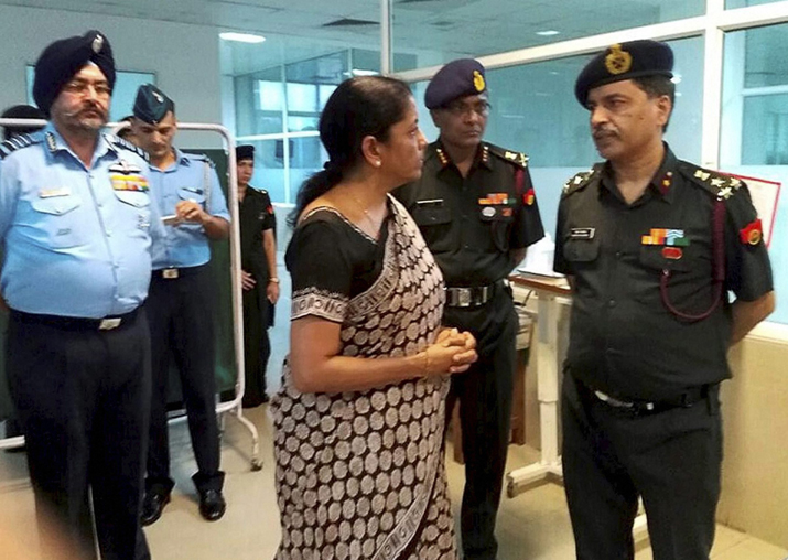 India Tv - Nirmala Sitharaman at the R & R Hospital in New Delhi India Tv - Nirmala Sitharaman at the R & R Hospital in New Delhi