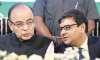Arun Jaitley with Urjit Patel