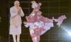 Varanasi: A cutout of Prime Minister Narendra Modi seen at