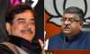 Congress candidate Shatrugan Sinha and Rajiv Shankar