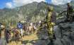 Amarnath Yatra to remain suspended due to bad weather conditions today, pahalgam baltal route jammu 
