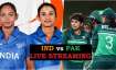 IND vs PAK T20: Live streaming details