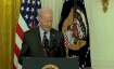 US President Biden jokes about ice cream before condemning