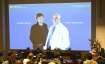Nobel laureates Katalin Kariko and Drew Weissman being