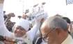 Congress MLA Phool Singh Baraiya gets black 'tika' on his