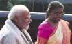 President Droupadi Murmu and Prime Minister Narendra Modi