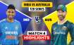 India vs Australia 4th T20I Highlights