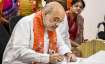 Union Home Minister and BJP candidate Amit Shah files his
