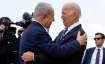 US President Joe Biden with Israeli Prime Minister Benjamin Netanyahu