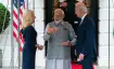 PM Modi with US President and First Lady