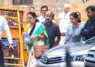 Shiv Sena MP Sanjay Rauts wife Varsha Raut arrives at the