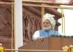 Prime Minister Narendra Modi at Red Fort on Independence