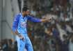 Axar Patel gave 13 runs and got 2 wickets.