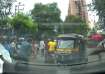 Car runs over several people in Mumbai's Ghatkopar.