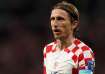 Luka Modric of Croatia in action during the FIFA World Cup