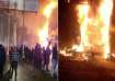 Uttar Pradesh: Clothing showroom gutted as a massive fire