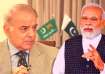 Pakistan Prime Minister Shehbaz Sharif and his Indian