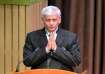 Ex-CJI Uday Umesh Lalit speaks during a farewell ceremony