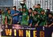 Team Bangladesh celebrates victory