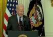 US President Biden jokes about ice cream before condemning