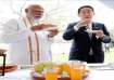 PM Modi and his Japanese counterpart Fumio Kishida relish