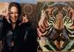 Sonakshi Sinha gifts handmade thematic painting
