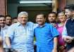 Delhi CM Arvind Kejriwal meets CPI(M) chief Sitaram Yechury