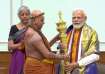 pm modi meets adheenams, Narendra Modi, Tamil Nadu Adheenams, Sengol to PM Modi, sengol news, new Pa