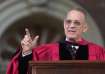 Tom Hanks receives an honorary degree from Harvard University