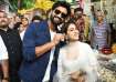 Vicky Kaushal and Sara Ali Khan at Delhi's Janpath market