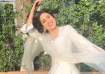 Sara Ali Khan looks elegant in a  white salwar suit.