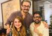 Aamir Khan poses with Kapil Sharma-wife Ginni 