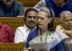 Sonia Gandhi in Lok Sabha 