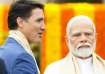 Canadian PM Justin Trudeau and his Indian counterpart at