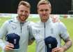 Jos Buttler and Jason Roy during the ODI match against