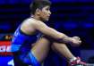 Antim Panghal in World Wrestling Championship 2023 on Sep 21