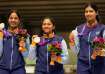 India 10m air rifle shoot team in Asian Games on Sep 24,