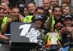 Marco Bezzecchi and his team celebrate Indian MotoGP 2023