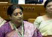 BJP leader Smriti Irani in Lok Sabha