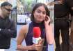 Man arrested after touching Spanish reporter during live