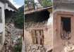 Some kutcha houses in Nepal were damaged after the two