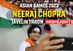 Neeraj Chopra won a Gold in Asian Games 2023 while Kishore