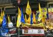 Khalistani supporters protesting outside Indian High