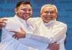 Bihar CM Nitish Kumar with his Deputy Tejashwi Yadav