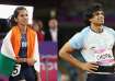Jyothi Yarraji (left) and Neeraj Chopra (right)